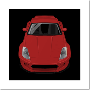 Fairlady 350Z Z33 Body Kit - Red Posters and Art